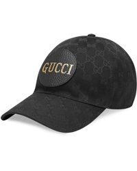 Gucci Cappellino da baseball in tessuto GG - Nero