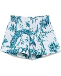 F.R.S For Restless Sleepers - Printed Cotton Shorts - Lyst