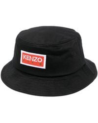 KENZO - Logo Bucket Hat - Lyst