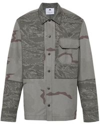 Marine Serre - Camouflage Print Overshirt - Lyst