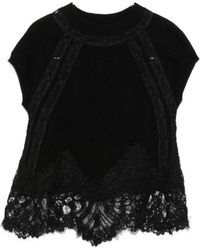 Ermanno Scervino - Cashmere Lace Top - Lyst