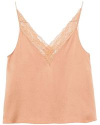 forte_forte - Lace Detail V-Necked Top - Lyst