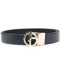 Giorgio Armani - Leather Reversible Belt - Lyst