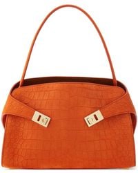 Ferragamo - Hug Small Leather Tote Bag - Lyst