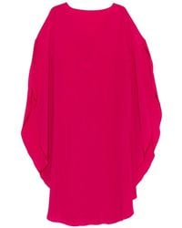 Gianluca Capannolo - Silk Midi Dress - Lyst