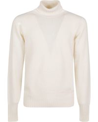 Drumohr - Turtleneck Thin Wool Long Sleeves Sweather - Lyst