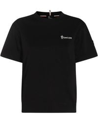 Moncler - Logo Cotton T-Shirt - Lyst