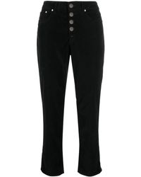 Dondup - Koons Button-fly Cropped Trousers - Lyst