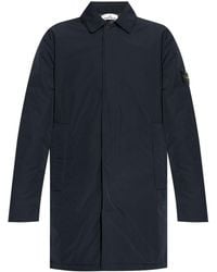 Stone Island - Micro-twill Primaloft-padded Coat - Lyst