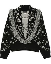 Alanui - Cashmere And Wool Cardi-Bomber - Lyst