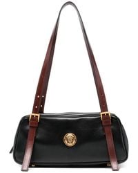 Versace - Emblème Small Leather Shoulder Bag - Lyst