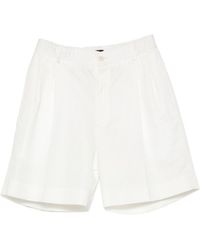 Brioni - Bellagio Linen And Cotton Blend Shorts - Lyst