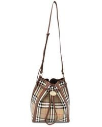 Burberry - Piccola Borsa A Secchiello Con Coulisse - Lyst