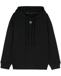 Marine Serre - Moon Cotton Hoodie - Lyst