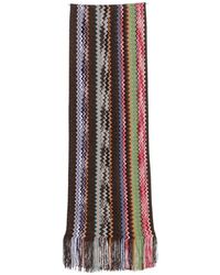 Missoni - Sciarpa Con Stampa Zig Zag - Lyst