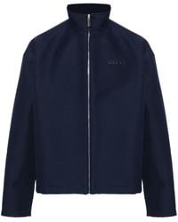 Gucci - Wool Long Sleeve Bomber Jacket - Lyst