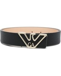 Emporio Armani - Logo Belt - Lyst