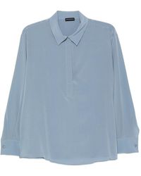 Emporio Armani - Silk Shirt - Lyst