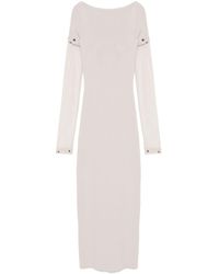 Sportmax - Knitted Long Dress - Lyst