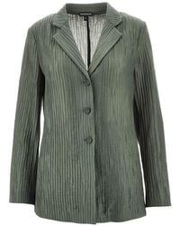 Emporio Armani - Single-Breasted Blazer Jacket - Lyst