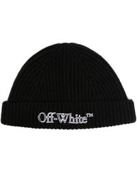 Monogram Beanie in black - Palm Angels® Official