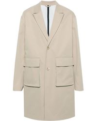 Calvin Klein - Single-Breasted Coats - Lyst