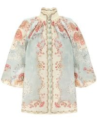 Zimmermann - Daylight Printed Blouse - Lyst
