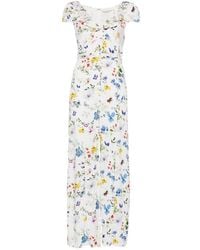 Alice + Olivia - Tara Printed Long Dress - Lyst