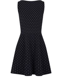 Emporio Armani - Dotted Short Dress - Lyst