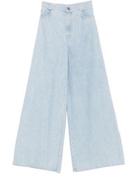Max Mara - Wide-Leg Denim Jeans - Lyst