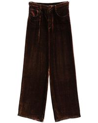Pierre Louis Mascia - Velvet Wide-Leg Trousers - Lyst