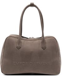 Emporio Armani - Leather Shoulder Bag - Lyst