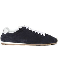 Miu Miu - Plume Suede Leather Sneakers - Lyst