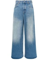Gucci - Organic Cotton Flared Denim Jeans - Lyst
