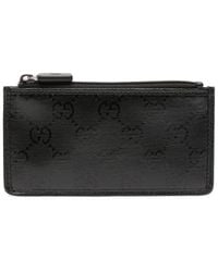 Gucci - Leather Card Holder - Lyst