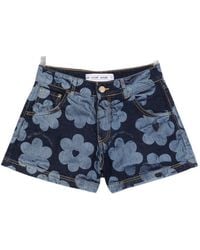 ALESSANDRO ENRIQUEZ - Denim Cotton Shorts - Lyst