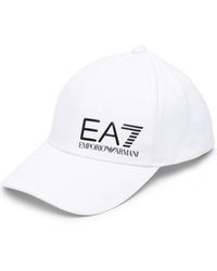 white ea7 cap