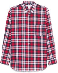 Comme des Garçons - Plaid Rose Shirt With Box-Pleat Detail - Lyst