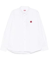 KENZO - Boke Flower Cotton Shirt - Lyst