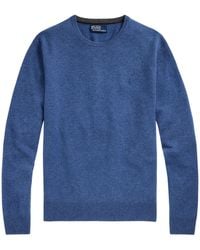 Polo Ralph Lauren - Crew Neck Sweater With Logo - Lyst