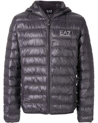 mens black ea7 jacket