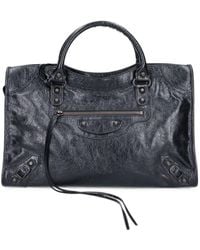 Balenciaga - Le City Medium Leather Handbag - Lyst