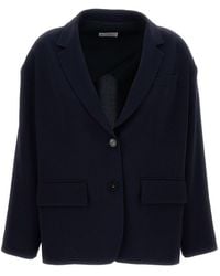 Alberto Biani - Single-Breasted Blazer Jacket - Lyst