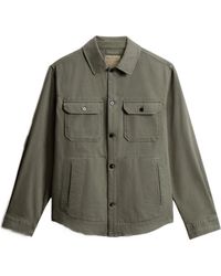 Woolrich - Boxy Flap Overshirt - Lyst