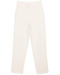 Emporio Armani - Cotton Trousers - Lyst