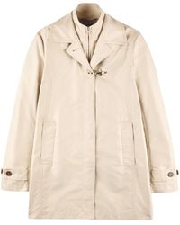 Fay - Popeline Morning Coat - Lyst