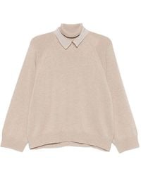 Brunello Cucinelli - Cashmere Turtle-Neck Sweater - Lyst