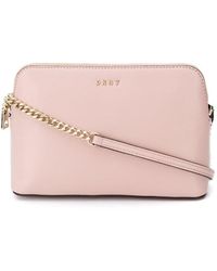 dkny black small shoulder bolsa