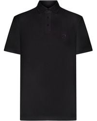 Giorgio Armani - Interlock Cotton Polo Shirt - Lyst