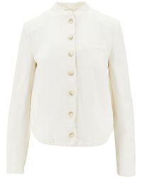 Emporio Armani - Linen Blend Jacket - Lyst
